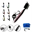 Double Sided Multifunctional Golf Cleaning Brush | https://www.bestnamebadges.com