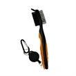 Double Sided Multifunctional Golf Cleaning Brush | https://www.bestnamebadges.com