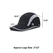 Reflective Folding Cap | https://www.bestnamebadges.com