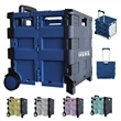 45L Mobile Folding Cart With Lid | https://www.bestnamebadges.com