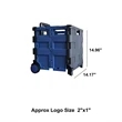 45L Mobile Folding Cart With Lid | https://www.bestnamebadges.com