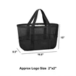 Mesh Beach Tote Bag | https://www.bestnamebadges.com