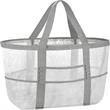 Mesh Beach Tote Bag | https://www.bestnamebadges.com