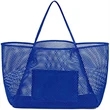 Mesh Beach Tote Bag | https://www.bestnamebadges.com
