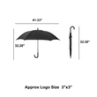 Vinyl Straight Shank Umbrella | https://www.bestnamebadges.com