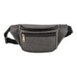 Heather Triple Zipper Fanny Pack | https://www.bestnamebadges.com