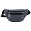 Heather Triple Zipper Fanny Pack | https://www.bestnamebadges.com