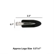 No bend Hair Clips | https://www.bestnamebadges.com