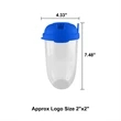 Salad Shaker Cup | https://www.bestnamebadges.com