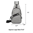 Anti Theft Sling Bag | https://www.bestnamebadges.com