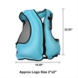 Inflatable Swim Vest | https://www.bestnamebadges.com