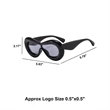 Thick Inflated Sunglasses | https://www.bestnamebadges.com