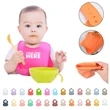 Silicone Baby Bib | https://www.bestnamebadges.com