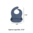Silicone Baby Bib | https://www.bestnamebadges.com