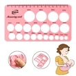 Silicone Breast Pump Nipple Measuring Card | https://www.bestnamebadges.com