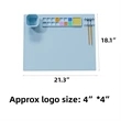 Silicone Art Mat | https://www.bestnamebadges.com