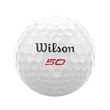 Wilson 50 Elite Golf Balls | https://www.bestnamebadges.com