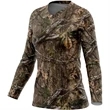 Mossy Oak® Women's Polyester Interlock Long Sleeve T-Shirt | https://www.bestnamebadges.com