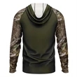 Mossy Oak® Men's. Polyester Interlock Raglan Hooded T-Shirt | https://www.bestnamebadges.com