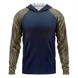 Mossy Oak® Men's. Polyester Interlock Raglan Hooded T-Shirt | https://www.bestnamebadges.com