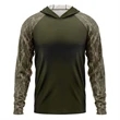 Mossy Oak® Men's. Polyester Interlock Raglan Hooded T-Shirt | https://www.bestnamebadges.com