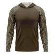 Mossy Oak® Men's. Polyester Interlock Raglan Hooded T-Shirt | https://www.bestnamebadges.com