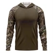 Mossy Oak® Men's. Polyester Interlock Raglan Hooded T-Shirt | https://www.bestnamebadges.com