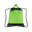 SMALL REFLECTIVE POLYESTER DRAWSTRING BACKPACK | https://www.bestnamebadges.com