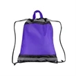 SMALL REFLECTIVE POLYESTER DRAWSTRING BACKPACK | https://www.bestnamebadges.com