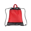 SMALL REFLECTIVE POLYESTER DRAWSTRING BACKPACK | https://www.bestnamebadges.com