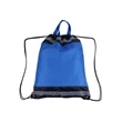 SMALL REFLECTIVE POLYESTER DRAWSTRING BACKPACK | https://www.bestnamebadges.com