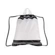 SMALL REFLECTIVE POLYESTER DRAWSTRING BACKPACK | https://www.bestnamebadges.com