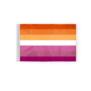 6''x9'' 2ply wPoly Butch Lesbian Motorcycle Flag | https://www.bestnamebadges.com