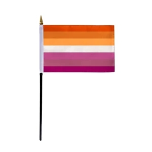 1ply Butch Lesbian Stick Flag (Printed) | https://www.bestnamebadges.com