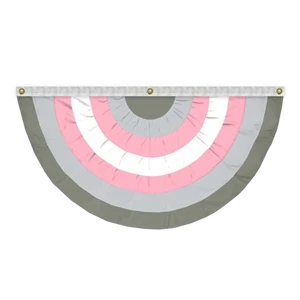 Demigirl Pleated Full Fan | https://www.bestnamebadges.com