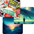 Large Full Color Sublimation Rectangular Mouse Pads | https://www.bestnamebadges.com