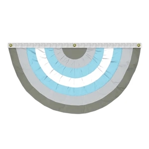 Demiboy Pleated Full Fan | https://www.bestnamebadges.com