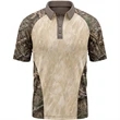 Mossy Oak® Mens 4.4 Oz Polyester Interlock Raglan Polo Shirt | https://www.bestnamebadges.com