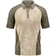 Mossy Oak® Mens 4.4 Oz Polyester Interlock Raglan Polo Shirt | https://www.bestnamebadges.com