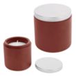 Cali Clay Cement Candle | https://www.bestnamebadges.com