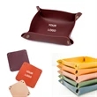 PVC Leather Catchall Tray | https://www.bestnamebadges.com