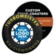 Custom Racing Tire Theme Coaster | https://www.bestnamebadges.com
