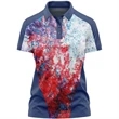 Mossy Oak® Women's Polyester Interlock Raglan Polo, UPF 50+ | https://www.bestnamebadges.com