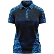 Mossy Oak® Women's Polyester Interlock Raglan Polo, UPF 50+ | https://www.bestnamebadges.com