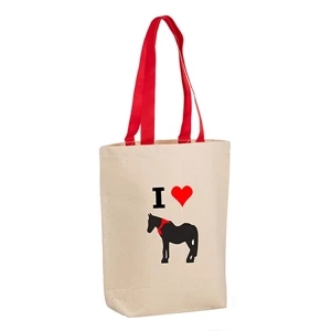 Tote Bag With Contrasting Web Handles 12 Oz