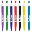 Preston B Click Ballpoint Pen W/ White Clip | https://www.bestnamebadges.com