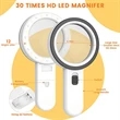 30X Magnifying Glass With Led Light | https://www.bestnamebadges.com