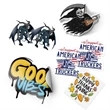 Stickers, Custom Static Cling | https://www.bestnamebadges.com