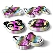 2"-7" Stickers, Holographic Stickers | https://www.bestnamebadges.com
