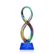 Duarte Award on Sheffield Base - Blue | https://www.bestnamebadges.com